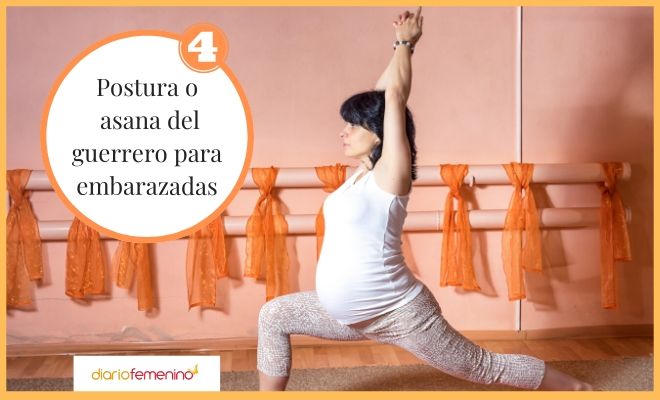 La postura del guerrero en yoga cuando estás embarazada